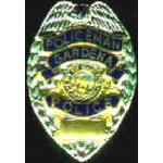 GARDENA, CA POLICE DEPT PATROLMAN MINI BADGE PIN